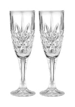 Load image into Gallery viewer, Ophelia Carved Champagne Glasses 2 Pack