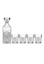 Load image into Gallery viewer, Ophelia Crystal Whisky Decanter and Glass Tumbler Set