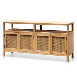 Natural Sideboard Unit with Rattan Doors