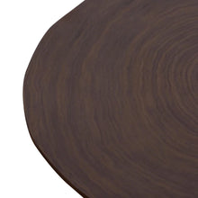 Load image into Gallery viewer, Walnut Side Table with Black Legs