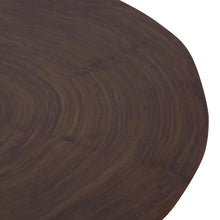Load image into Gallery viewer, Walnut Side Table with Black Legs