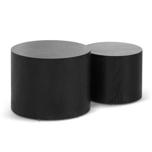 Load image into Gallery viewer, Black Set of Side Tables