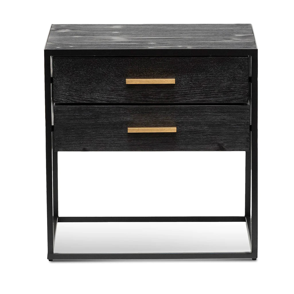 Full Black Side Table