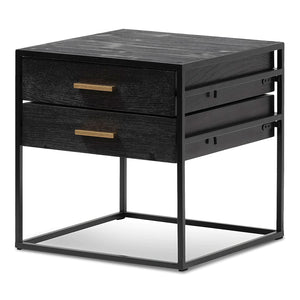 Full Black Side Table