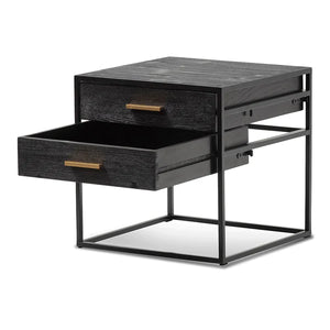 Full Black Side Table