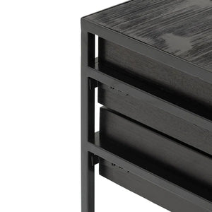 Full Black Side Table