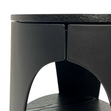 Load image into Gallery viewer, Full Black Round Side Table