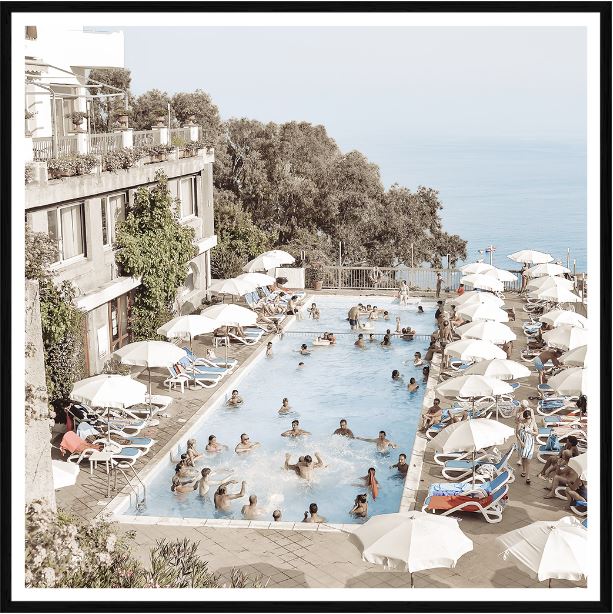 Spanish Poolside Print