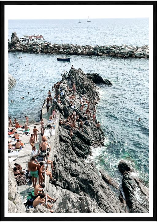 Swimming in Italia Print