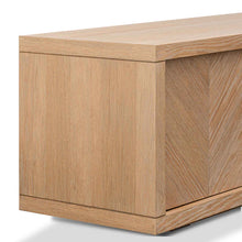 Load image into Gallery viewer, Dusty Oak Entertainment Unit with Gold Handles