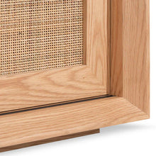 Load image into Gallery viewer, Natural Entertainment Unit with Rattan Doors