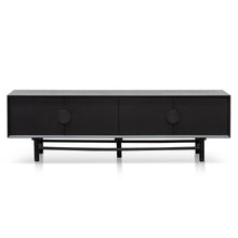 Load image into Gallery viewer, Black Wooden Entertainment Unit