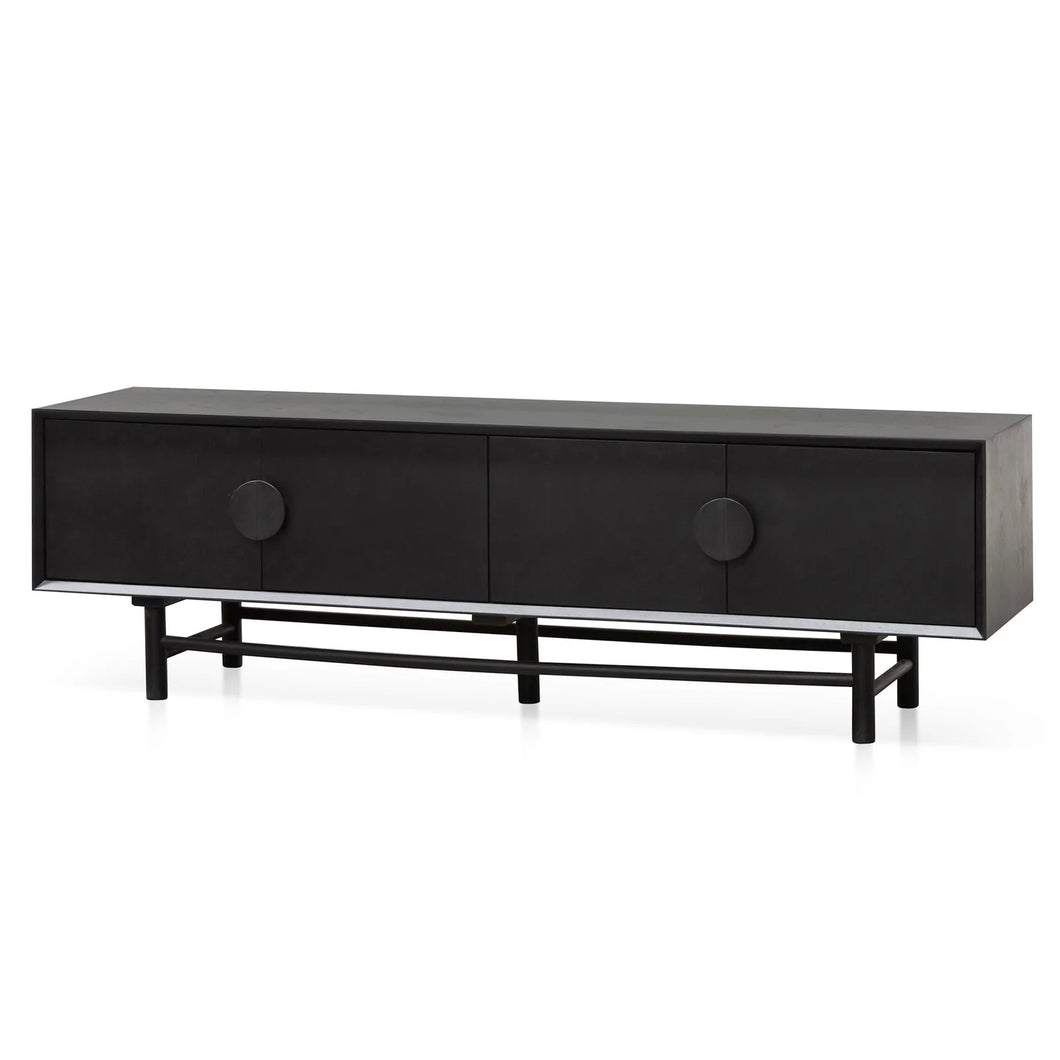 Black Wooden Entertainment Unit