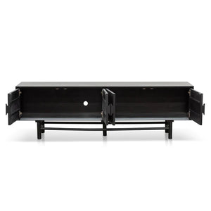 Black Wooden Entertainment Unit