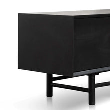 Load image into Gallery viewer, Black Wooden Entertainment Unit