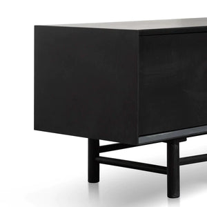 Black Wooden Entertainment Unit