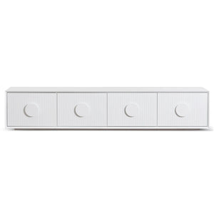 White Wooden Entertainment Unit