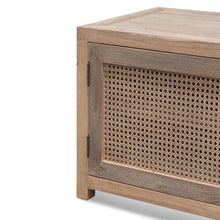 Load image into Gallery viewer, Natural Entertainment Unit with Rattan Doors