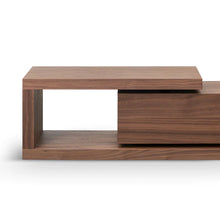 Load image into Gallery viewer, Walnut Extendable Entertainment Unit