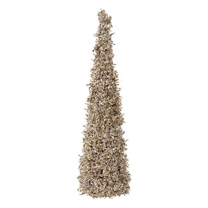 Large Champagne Cone Christmas Tree
