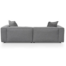 Load image into Gallery viewer, Graphite Grey Three-Seater Sofa with Cushion and Pillow