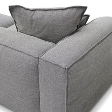 Load image into Gallery viewer, Graphite Grey Three-Seater Sofa with Cushion and Pillow