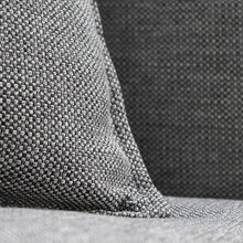 Load image into Gallery viewer, Graphite Grey Three-Seater Sofa with Cushion and Pillow