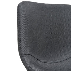 Black Fabric Bar Stool (Set of 2)