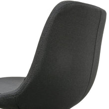 Load image into Gallery viewer, Black Fabric Bar Stool (Set of 2)