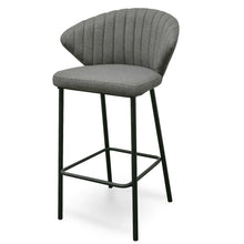 Load image into Gallery viewer, Grey Bar Stool