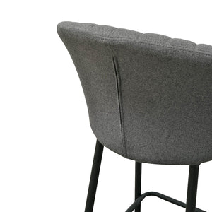 Grey Bar Stool