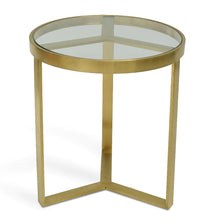 Load image into Gallery viewer, Brushed Gold Side Table