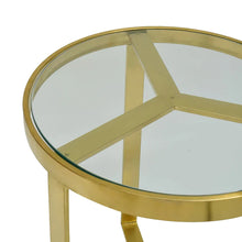 Load image into Gallery viewer, Brushed Gold Side Table
