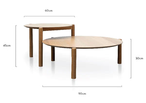 Natural Nesting Coffee Tables