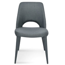 Load image into Gallery viewer, Gunmetal Grey Fabric Dining Chair