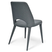 Load image into Gallery viewer, Gunmetal Grey Fabric Dining Chair