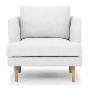 Light Textured Grey Armchair