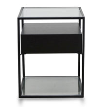 Load image into Gallery viewer, Full Black Scandinavian Side Table