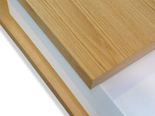Load image into Gallery viewer, Natural &amp; White Scandinavian Entertainment Unit