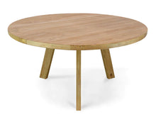 Load image into Gallery viewer, 1.5m Round Elm Wood Dining Table