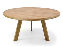 Load image into Gallery viewer, 1.5m Round Elm Wood Dining Table