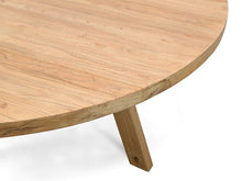 Load image into Gallery viewer, 1.5m Round Elm Wood Dining Table