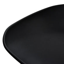 Load image into Gallery viewer, Black Frame Bar Stool with Black Plastic Seat