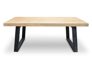 2m Reclaimed Elm Wood Dining Table