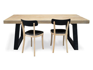 2m Reclaimed Elm Wood Dining Table