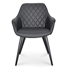 Load image into Gallery viewer, Black PU Dining Chair (Set of 2)