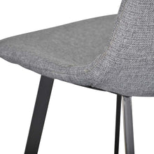 Load image into Gallery viewer, Dark Grey Fabric Bar Stool (Set of 2)