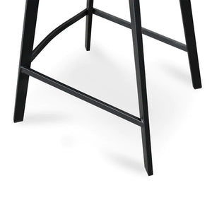 Dark Grey Fabric Bar Stool (Set of 2)
