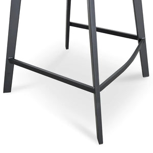 Dark Grey Fabric Bar Stool (Set of 2)