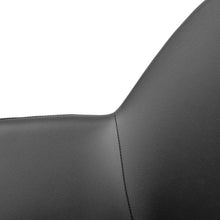 Load image into Gallery viewer, Black PU Dining Chair with Black Legs